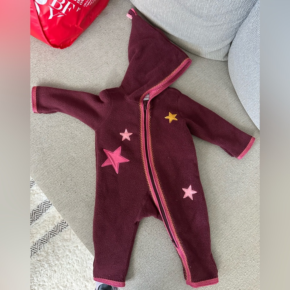 Hanna Andersson fleece baby bunting